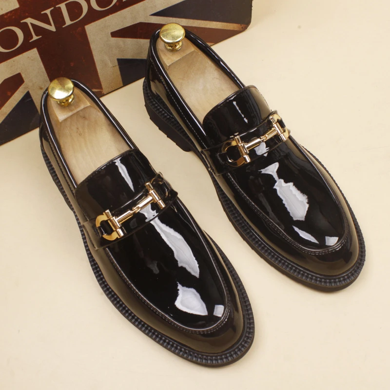 DMXUXM『设计风』轻松搭配~匠心制作~一脚蹬软底内增高休闲皮鞋男潮