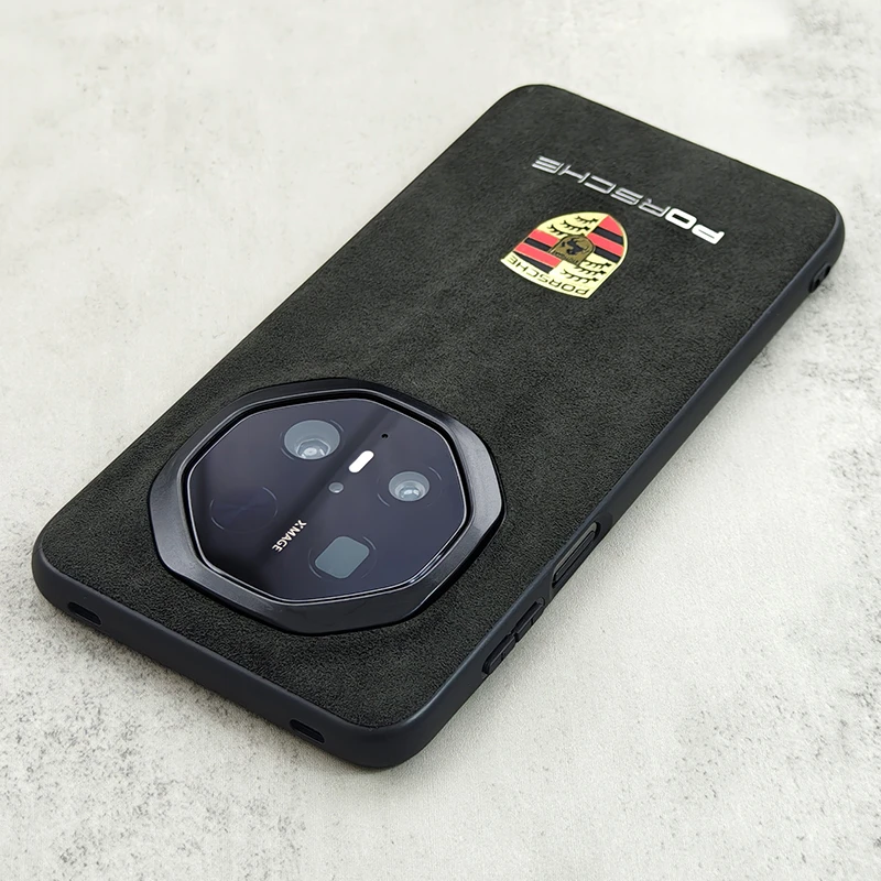 适用华为mate70rs手机壳非凡大师全包边防摔保护壳翻毛皮奢华商务