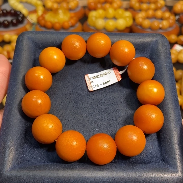 蜜蜡手链未镶嵌蜜蜡