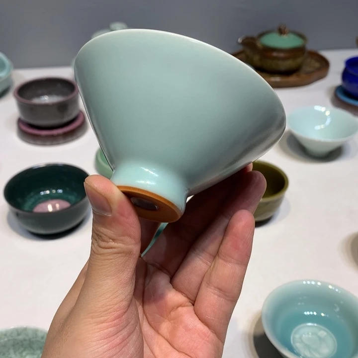 龙泉青瓷手工斗笠