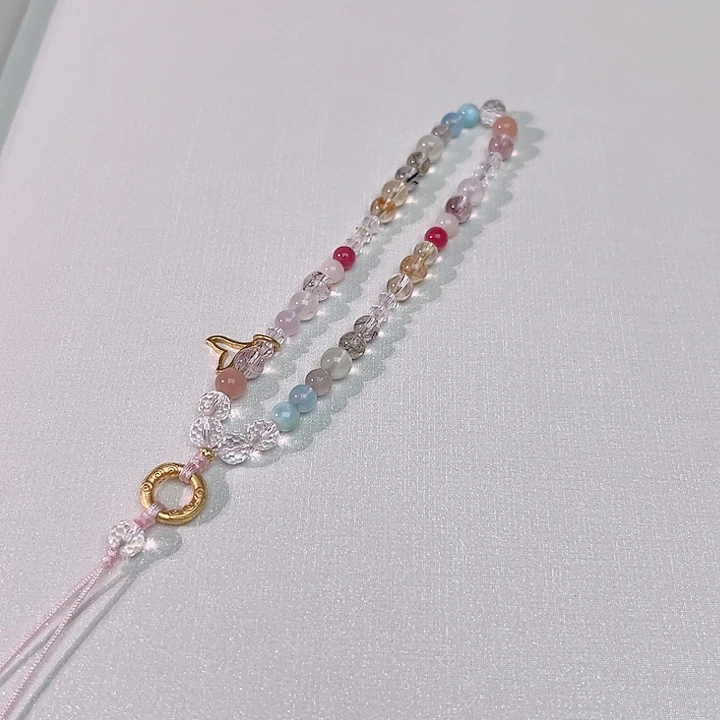 水晶手链未镶嵌手机挂
