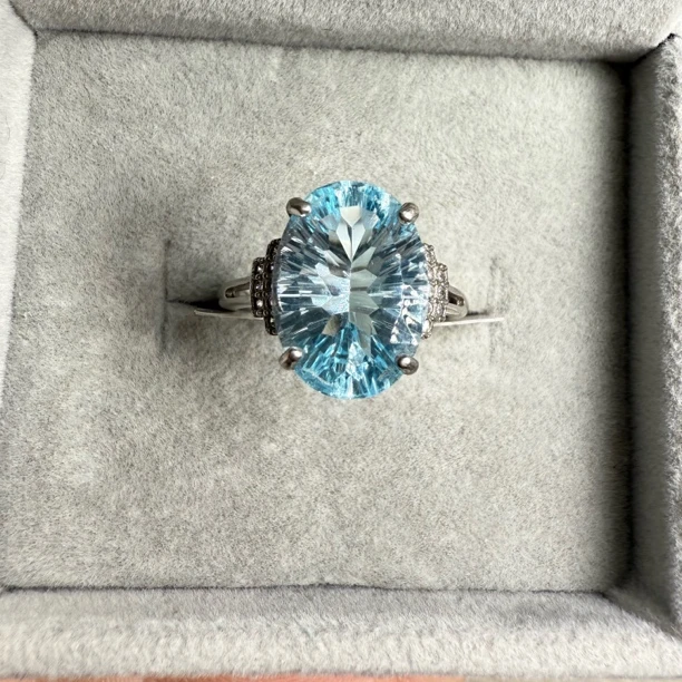 天然托帕石戒指福利