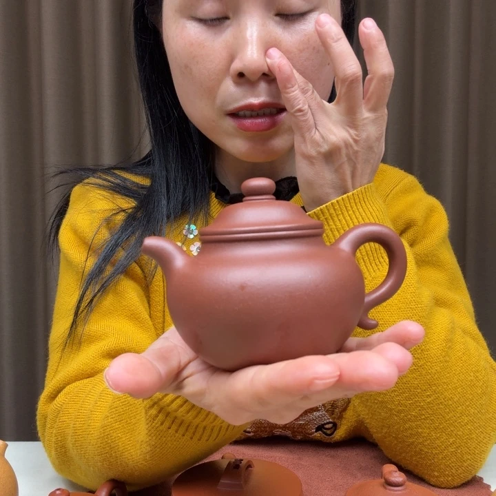 茶壶紫砂40目中槽清莲子190cc半手工