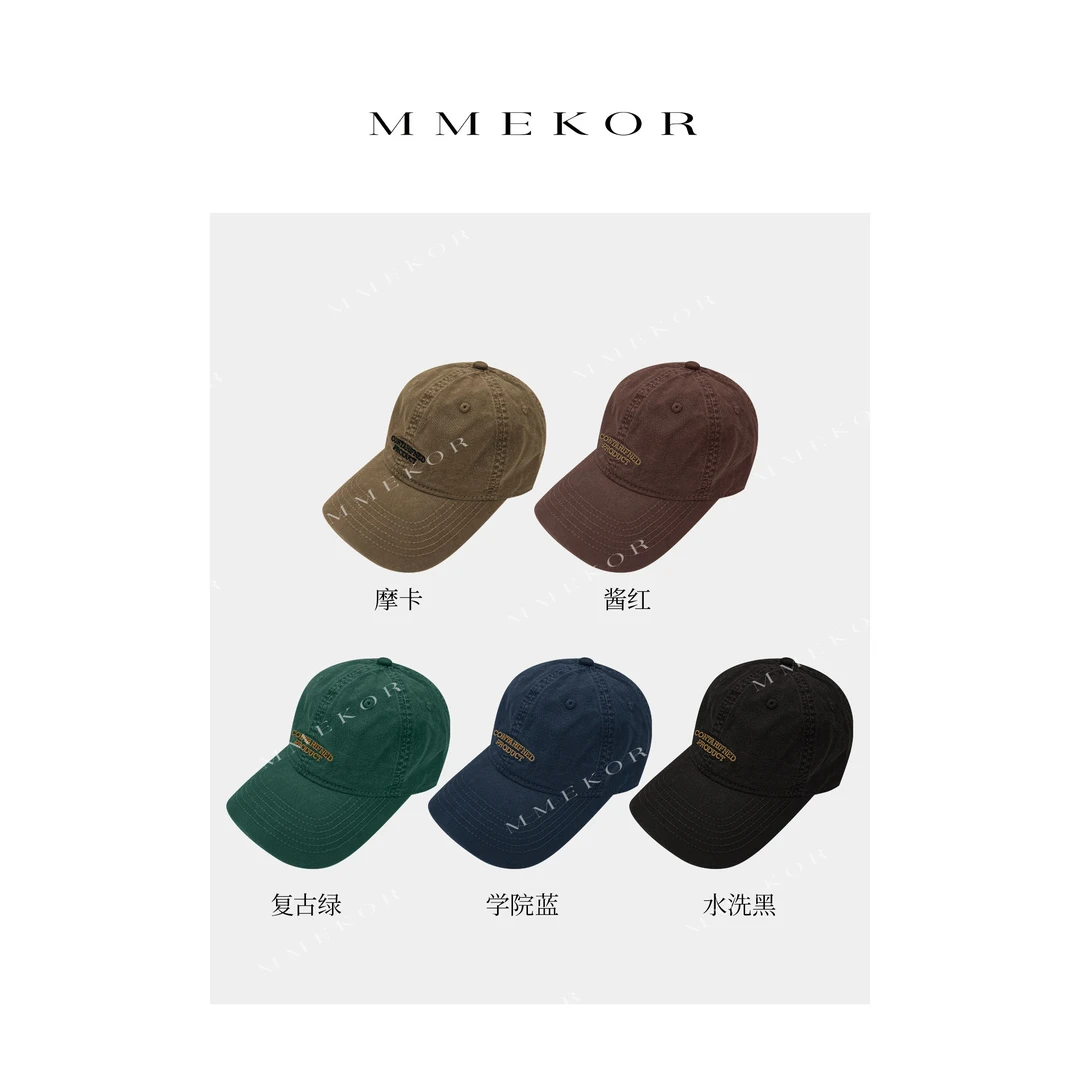 MMEKOR “美式棒球帽” 2025新款活力常青藤时髦鸭舌帽 25926