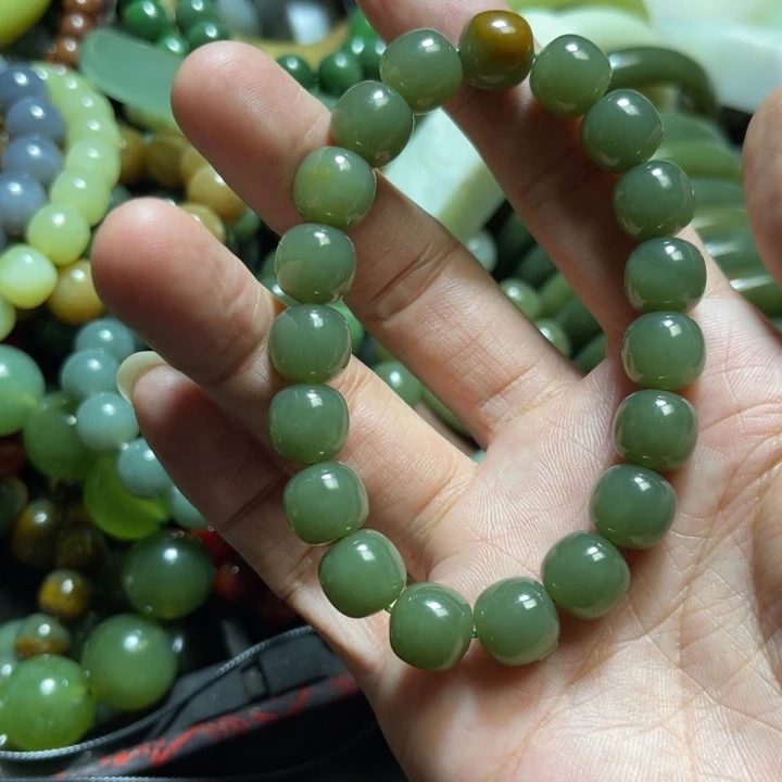 和田玉未镶嵌手链