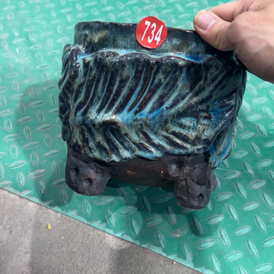 734 号陶然花器手工花盆