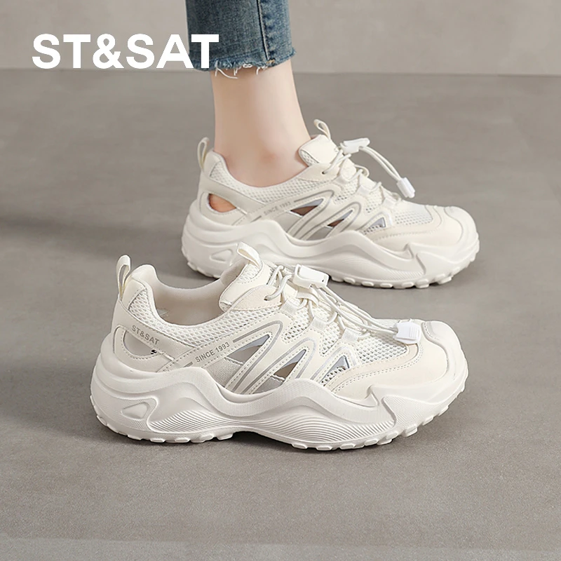 星期六登山涉水鞋户外2025夏季新款包头运动凉鞋防滑溯溪鞋女款鞋