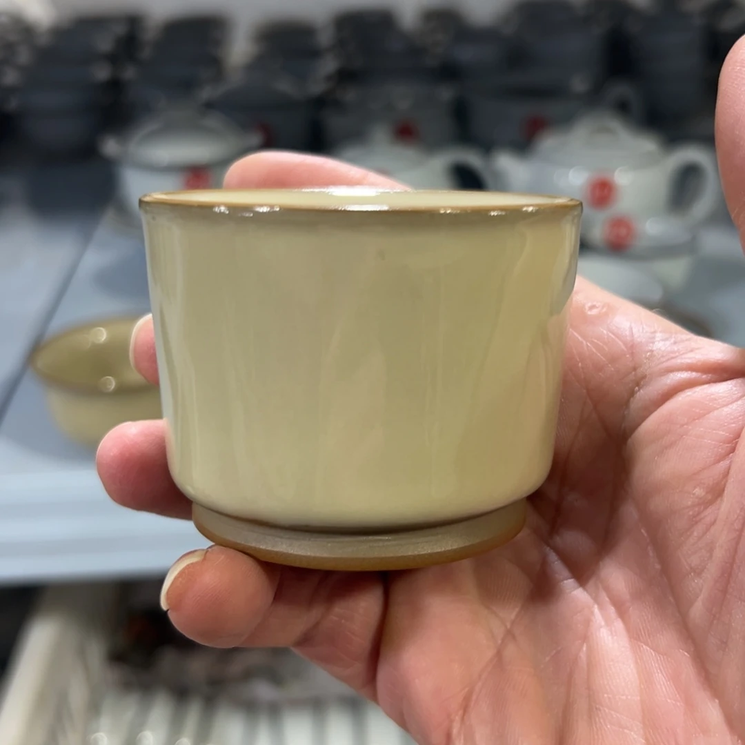 微瑕陶瓷茶壶茶杯家用