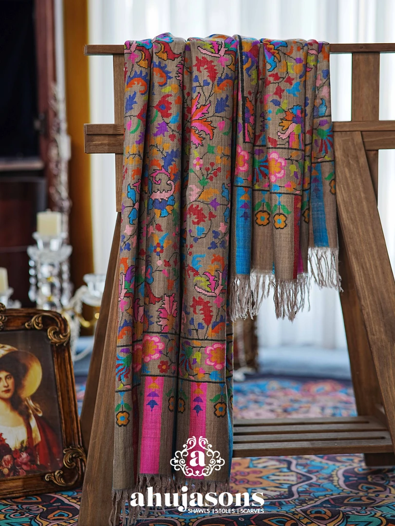 克什米尔pashmina披肩围巾卡尼 100*200 60092-0