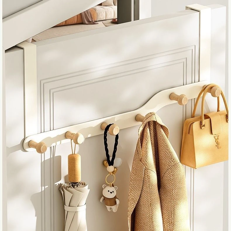 新款门后挂钩收纳挂衣钩卧室免打孔神器壁挂简约风装饰挂钩