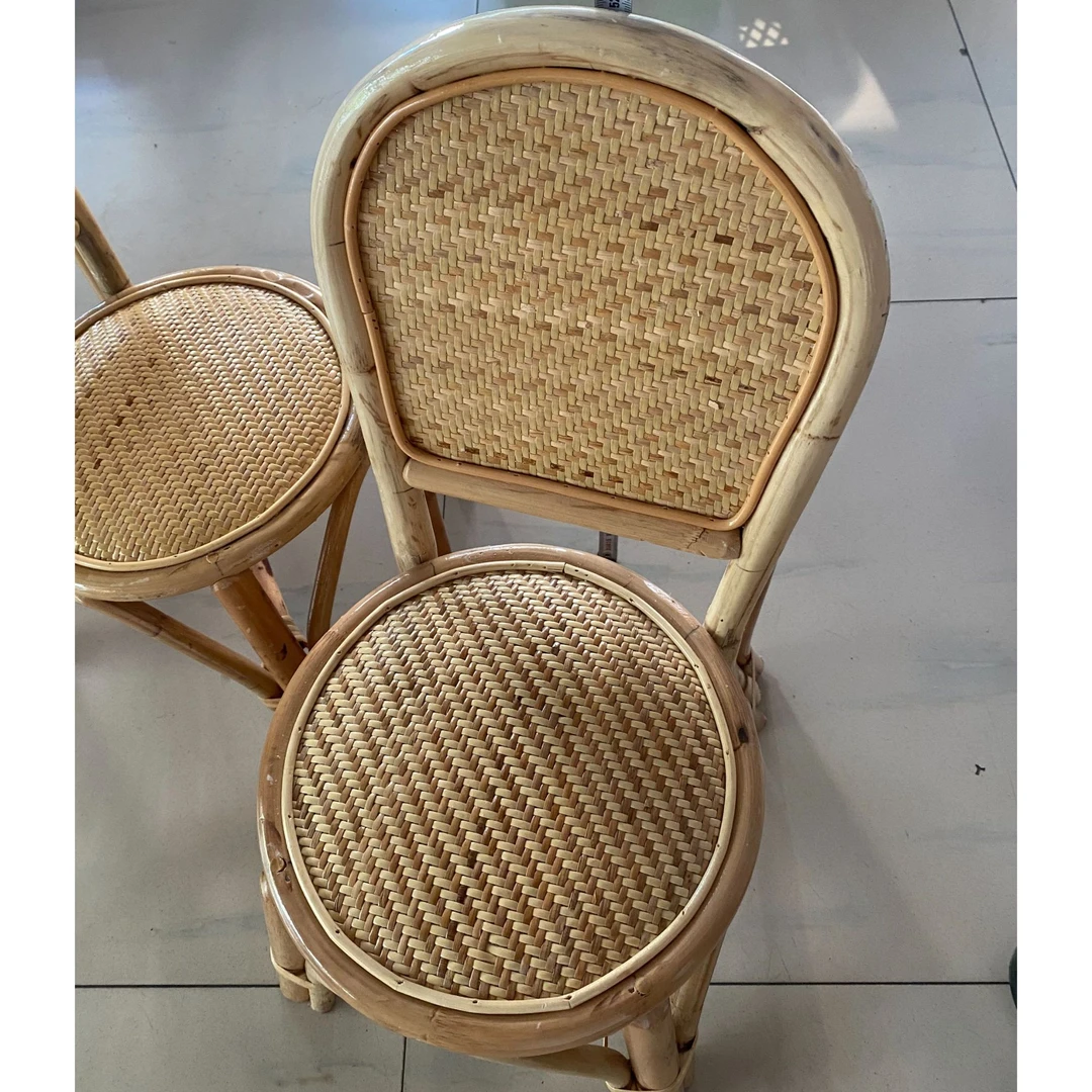 手工编织天然植物藤儿童小公关藤椅靠背单人椅子藤编家用家具批发