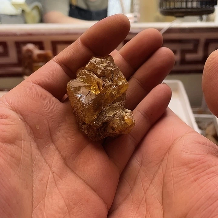 猫***猫未镶嵌定制琥珀天然琥珀蜜蜡