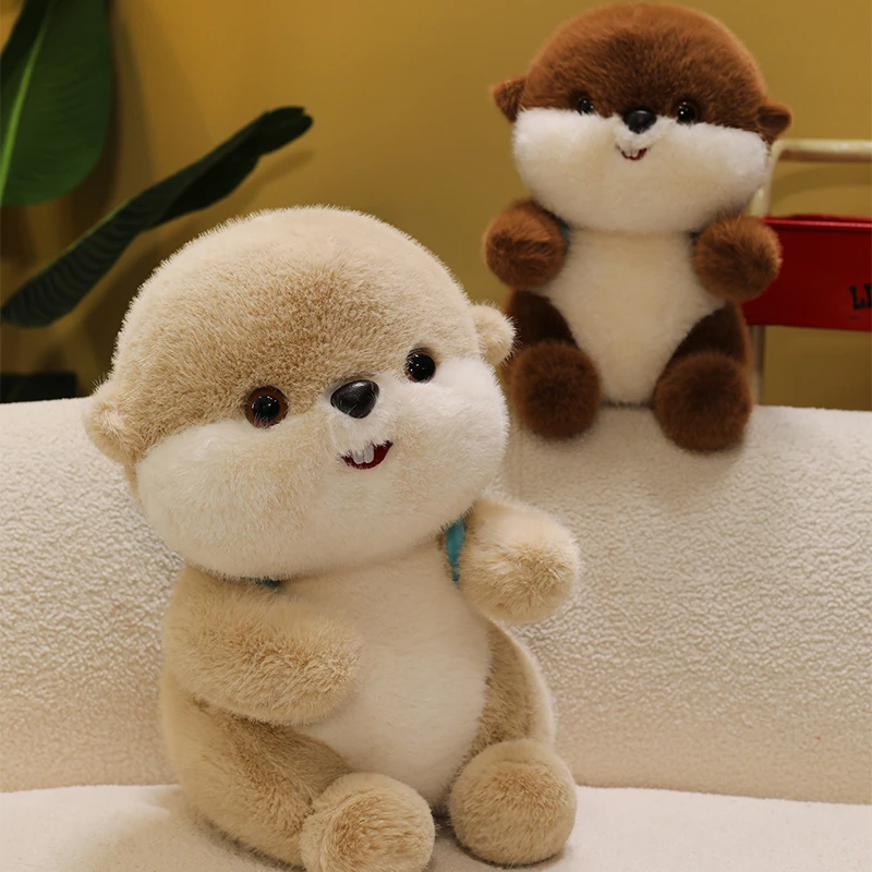 可爱水獭玩偶创意毛绒玩具卡通布娃娃儿童生日礼物公仔女生礼物