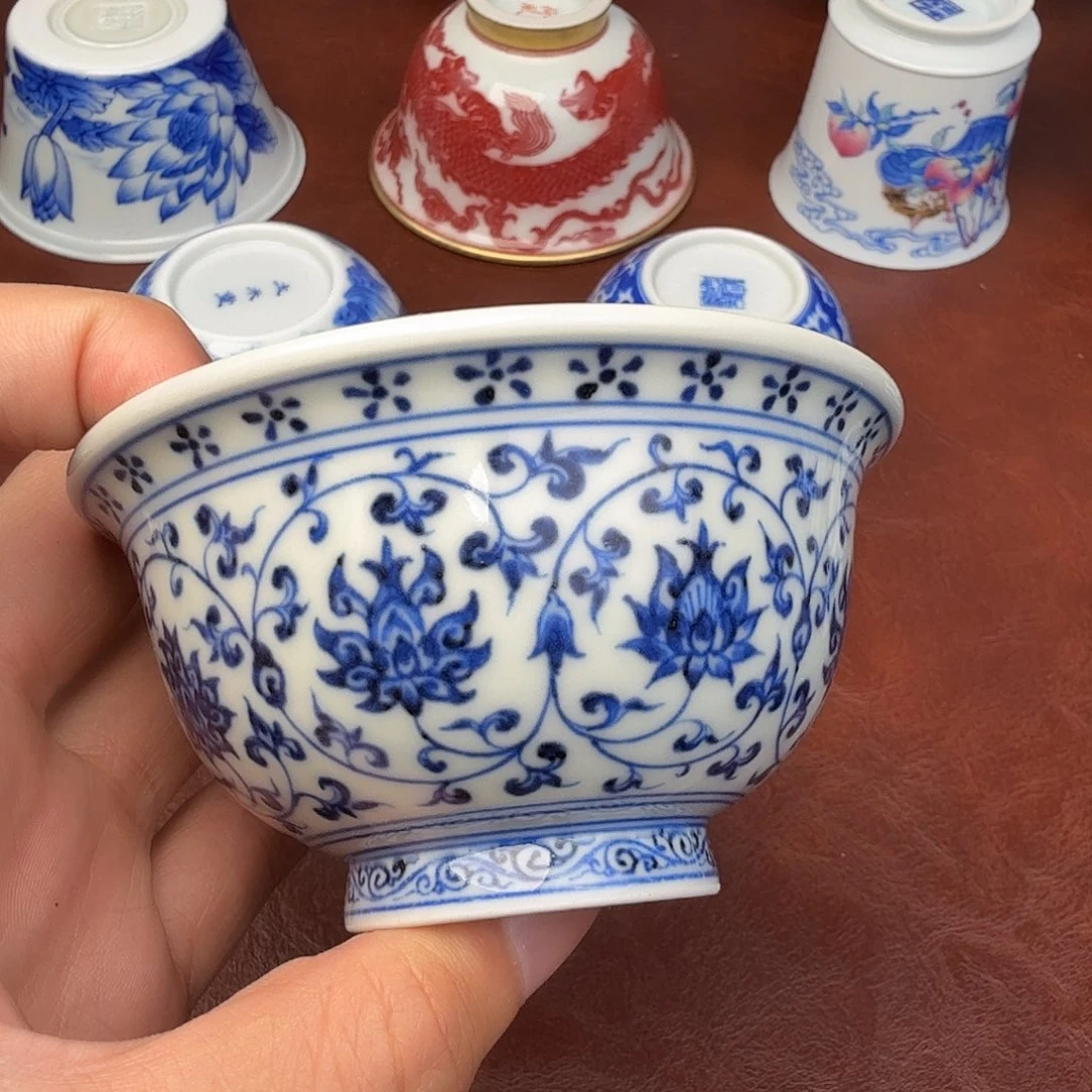 黄***标现代景德镇全手绘茶具1688888