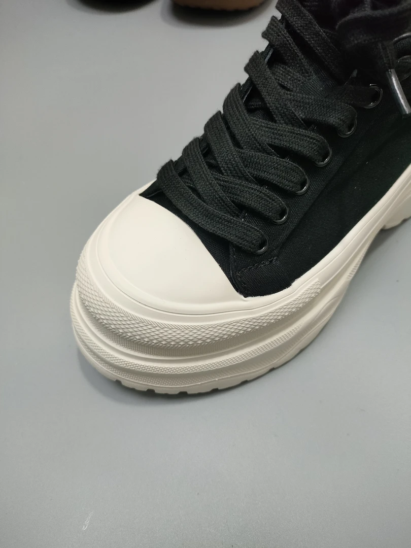 2025超爆春款！踩屎感帆布面6cm超轻厚底昆昆鞋