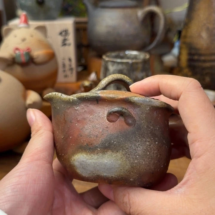 柴岗守备前烧宝瓶福利一口价