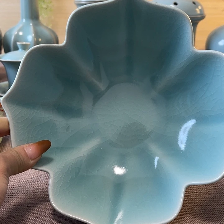 瓷片果盘一一一一一瑕