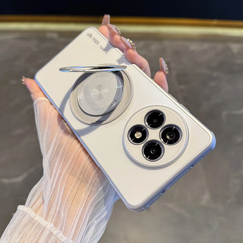 网孔散热适用于一加ace5Pro手机壳磨砂镜头全包1+13T磁吸支架防摔