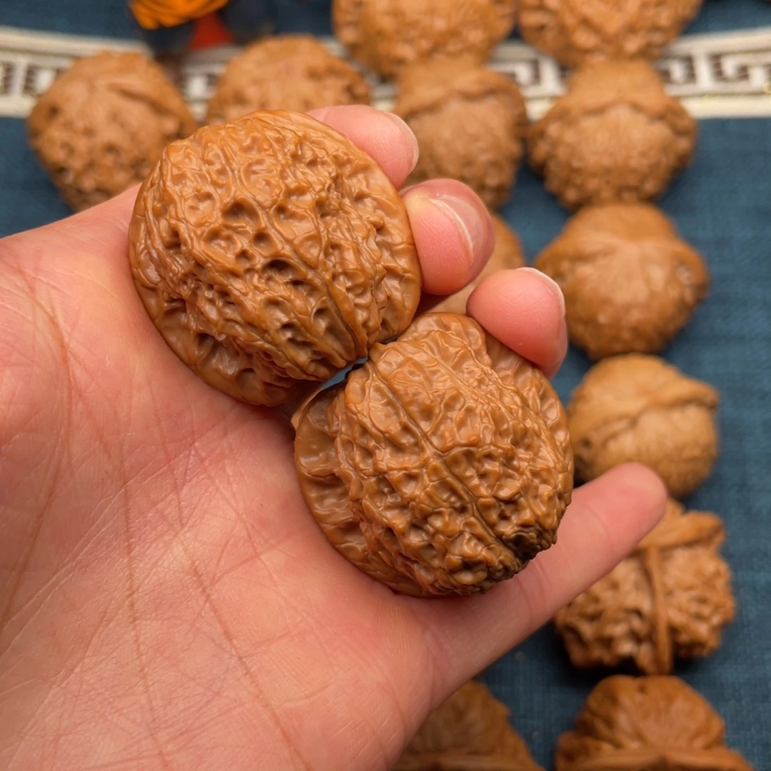 文玩核桃把件34全品毕业血麒麟