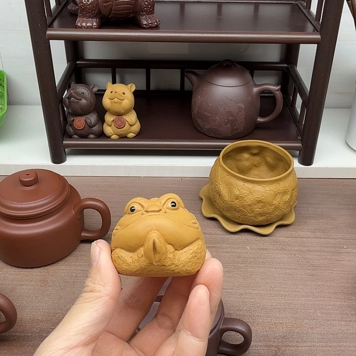 段泥茶案金蟾茶宠