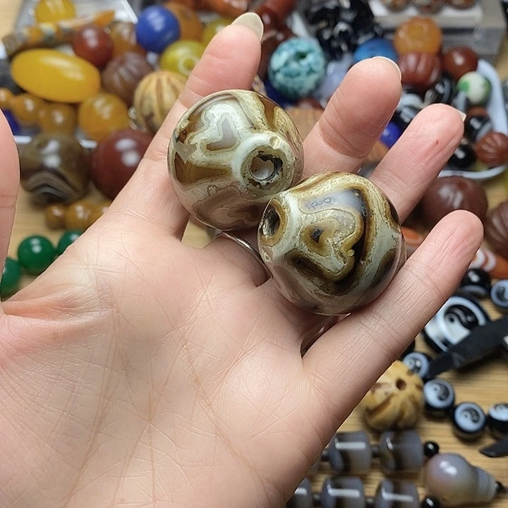 风***志玛瑙/玉髓合金珠宝半成品