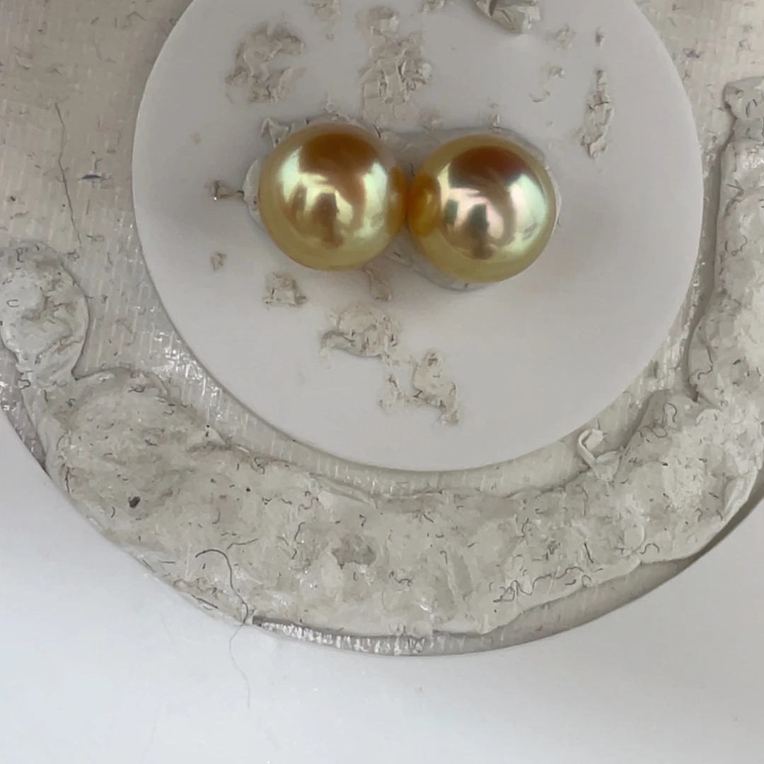 定制海水珍珠未镶嵌发饰海水金珠