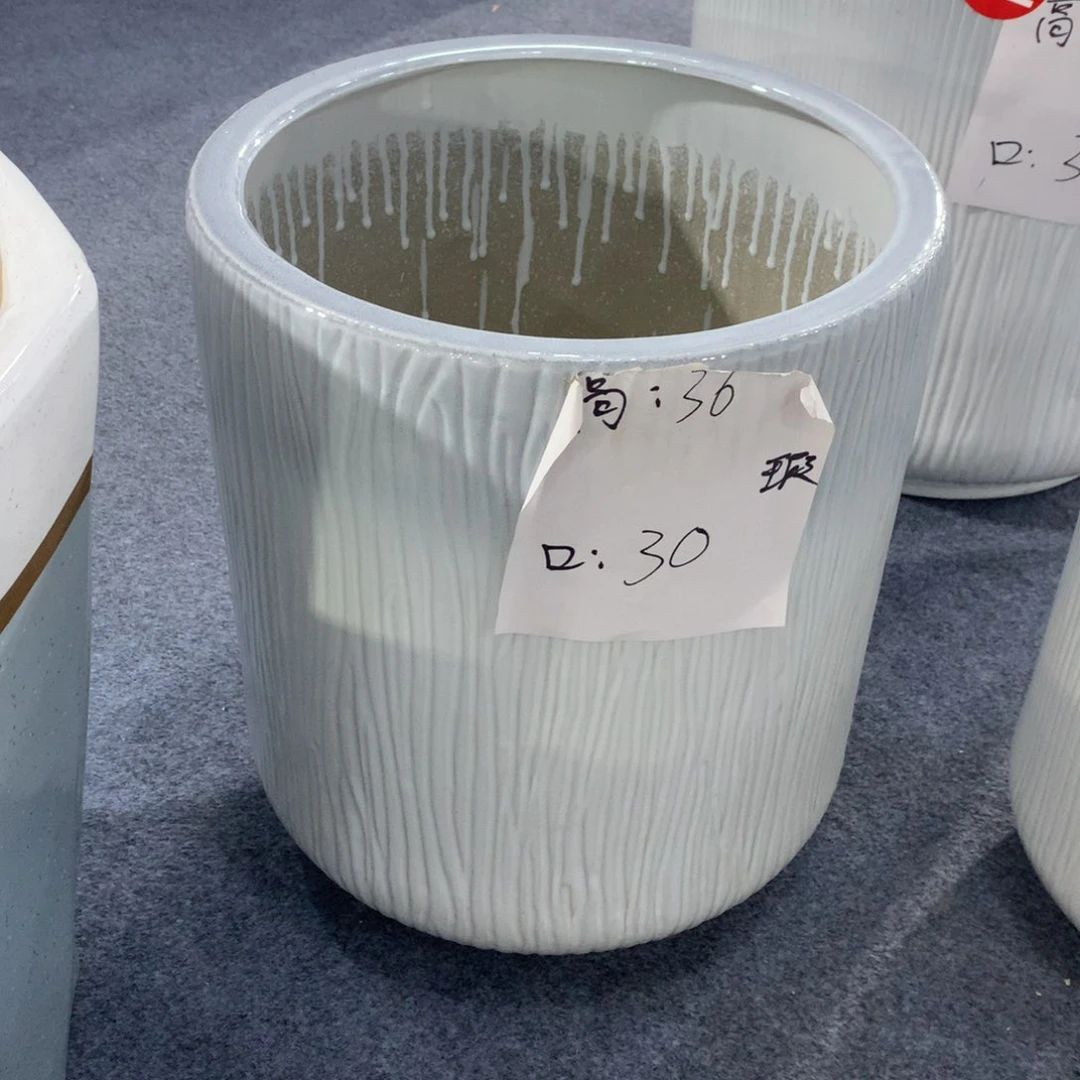 高温陶瓷花盆微瑕