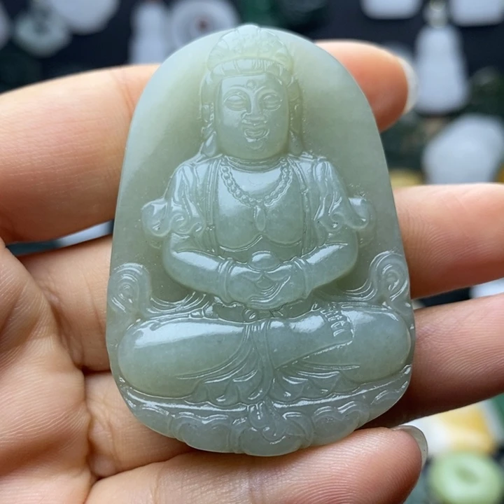 华***g和田玉未镶嵌颈饰