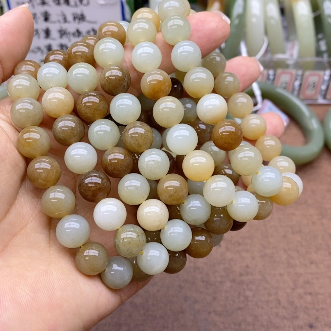 手串未镶嵌和田玉卡10