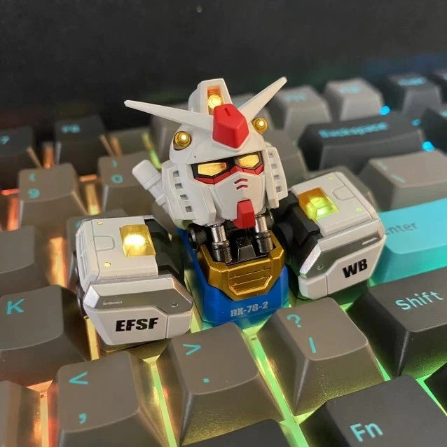 自由高达键帽独角兽键帽机械键盘个性定制键Esc客制化ttc创意rog