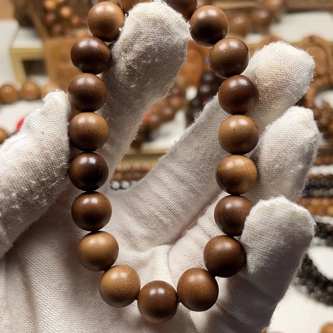 檀香木手串/手链老山檀香1.0横纹黑肉