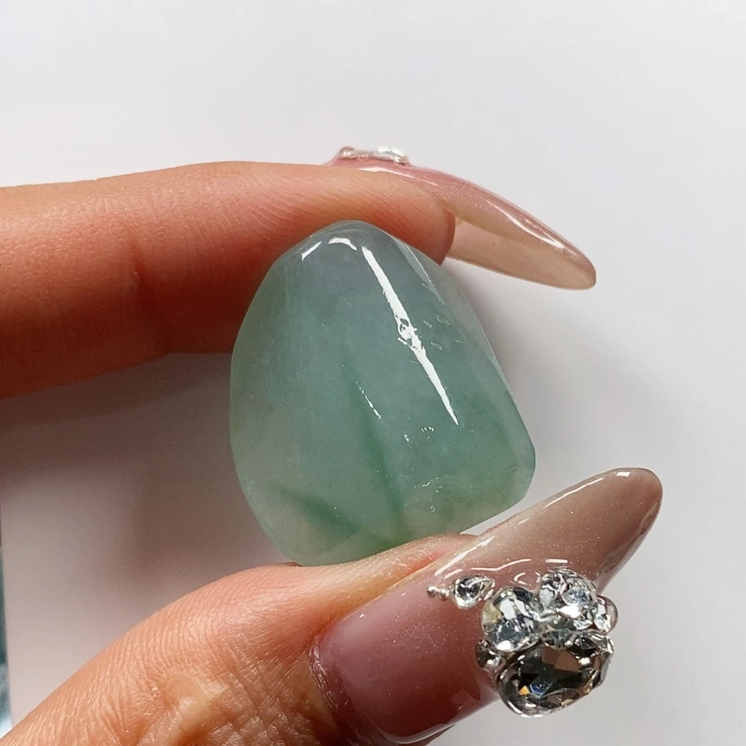 翡翠颈饰未镶嵌缅甸天然a货翡翠挂件