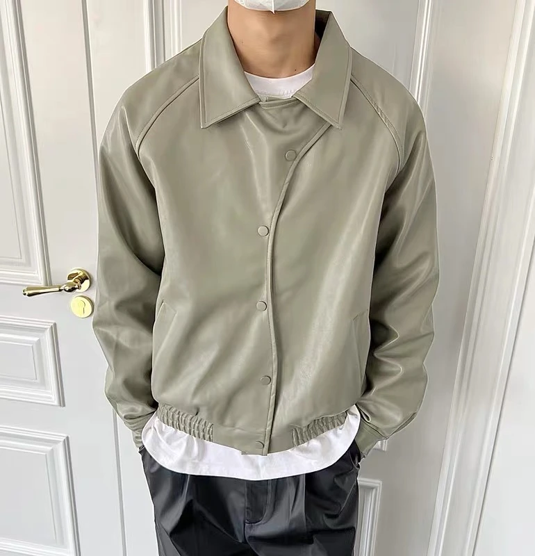 比短袖还便宜！小众pu夹克男女同款