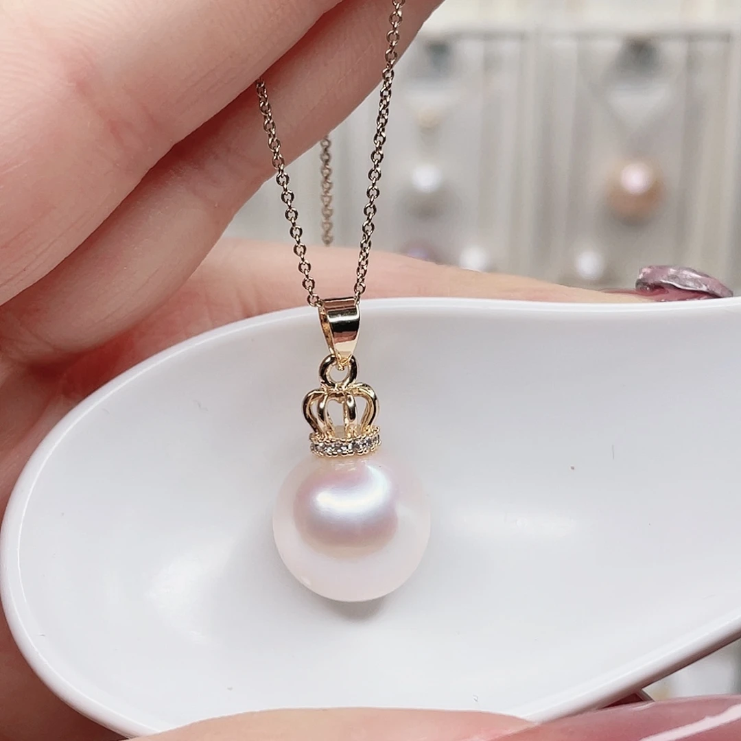 淡水珍珠吊坠(赠链)合金