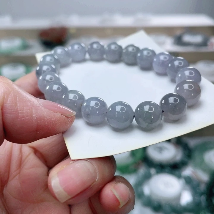 翡翠未镶嵌手链天然翡翠手链10mm左右