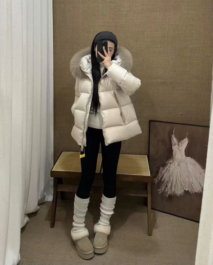 laiche系列款A字版型羽绒服