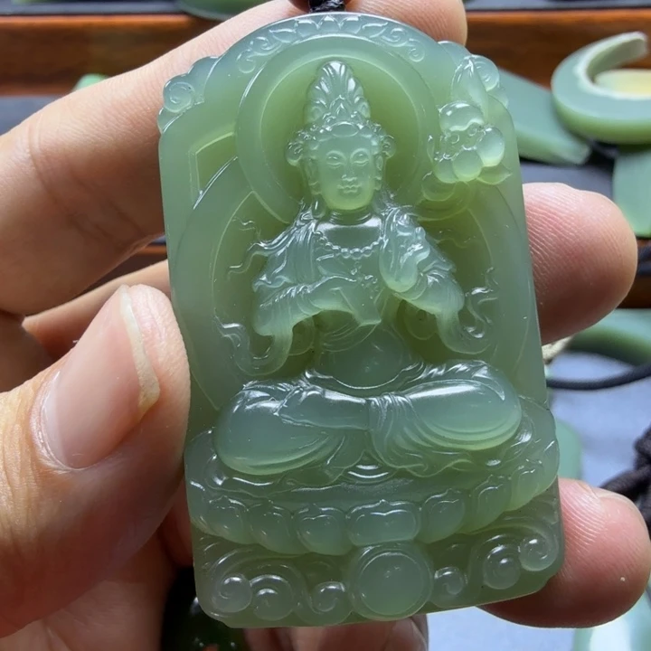 和田玉（碧玉）吊坠未镶嵌