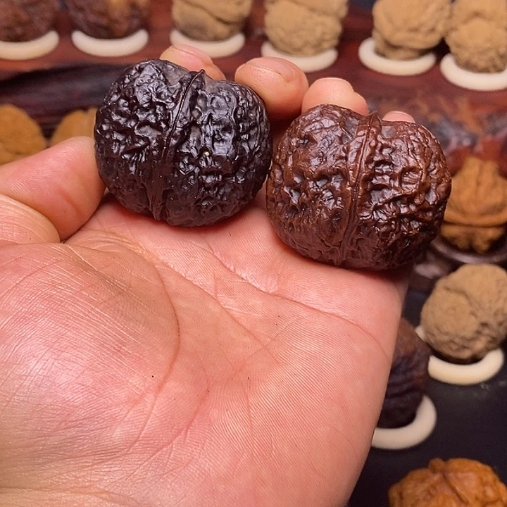 吊坠文玩核桃云南铁核桃直播放漏61