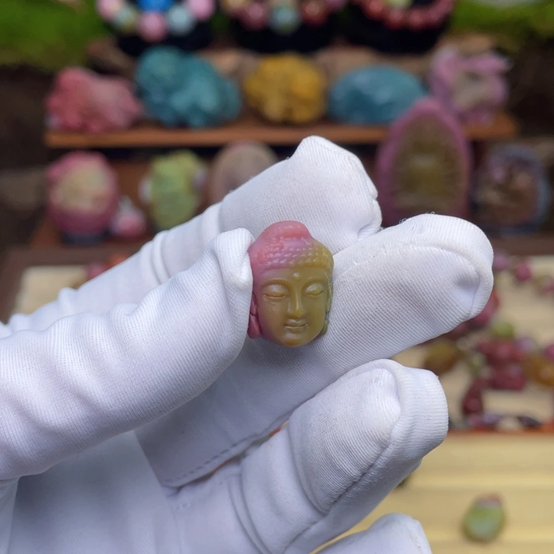 玛瑙/玉髓未镶嵌珠宝半成品忘**?盐源玛瑙如来佛头