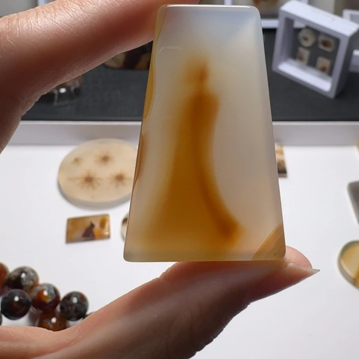 玛瑙/玉髓未镶嵌摆件