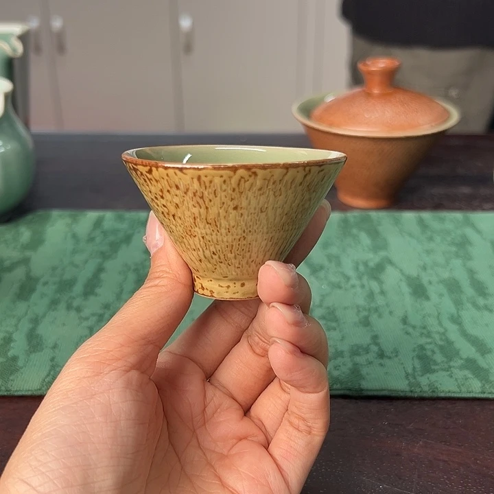 云间青瓷龙泉小米茶器