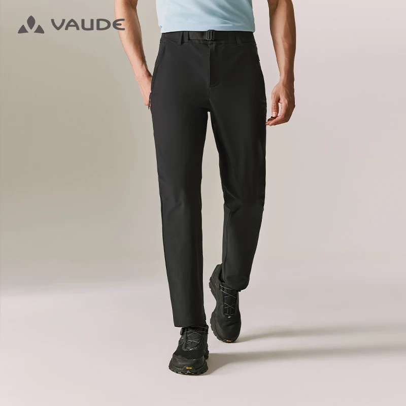 VAUDE巍德运动户外防风防泼水软壳裤徒步登山骑行薄款春夏长裤男