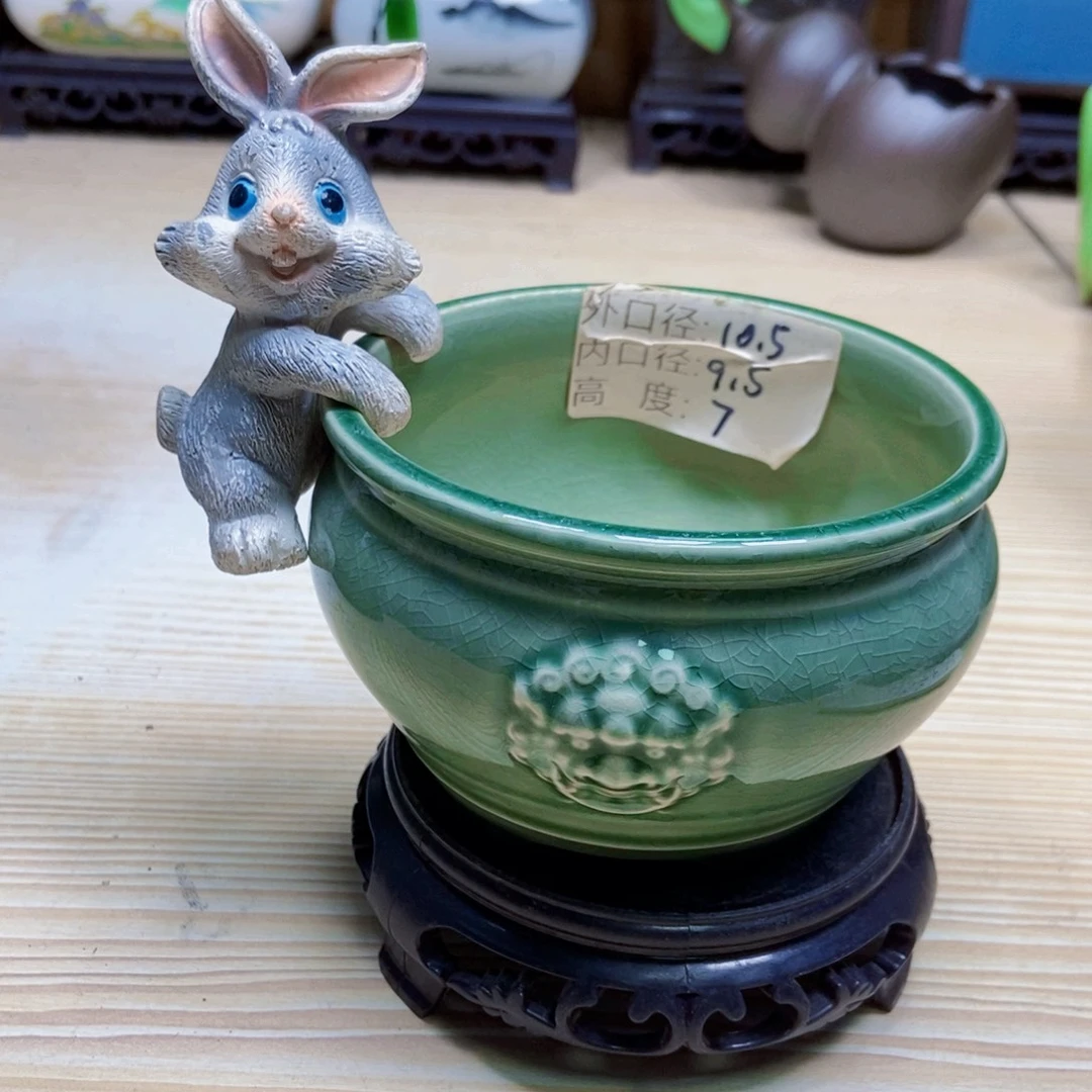 瓷片陶瓷花盆陶瓷艺术