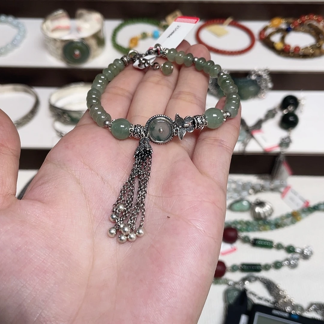 足银925银镶嵌手链