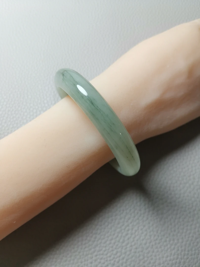 101号A-圈口58-59-天然玉石-正品保障，天山翠，冰翠，雪翠
