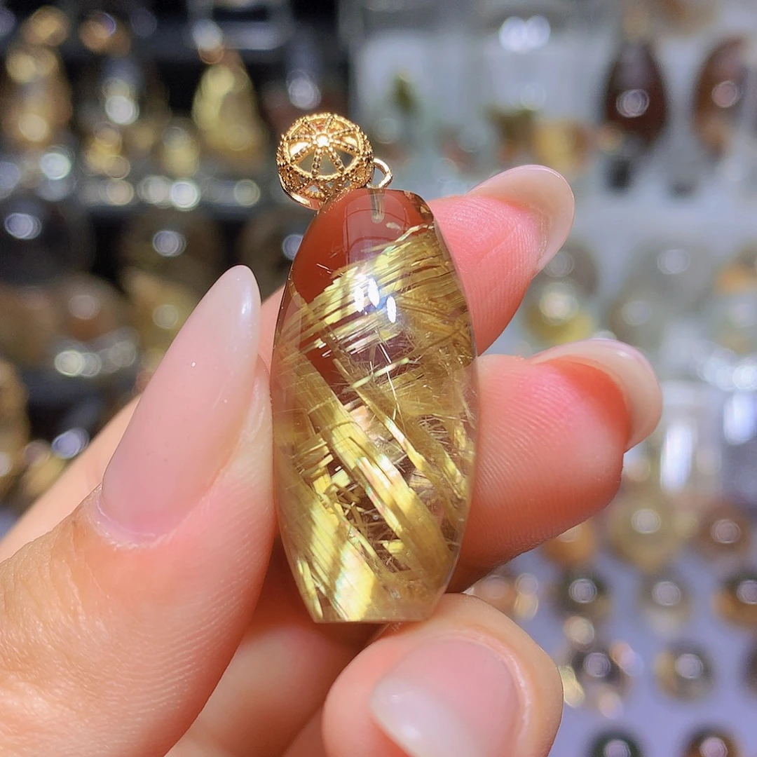 水晶珠宝半成品银S925镀金镶嵌