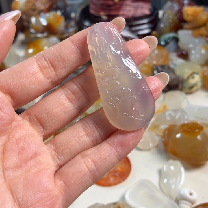 未镶嵌吊坠(不含链)玛瑙/玉髓