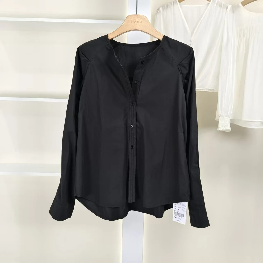 麦迪尚品【夕Y】50909611 春季简约薄款简约衬衫上衣品牌女装