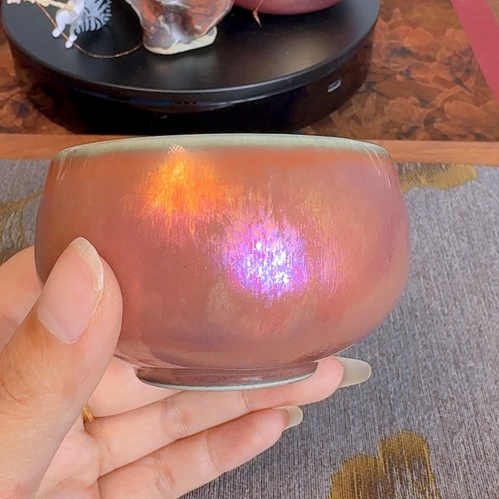 598彩金釉传统工艺主人杯