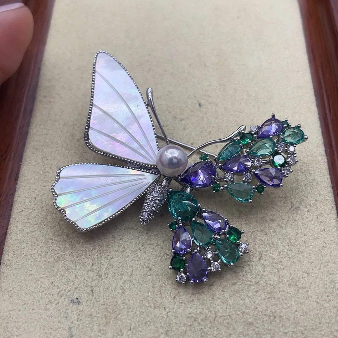 胸针海水珍珠未镶嵌